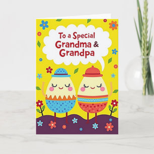 Cheerful Family Love Greeting Card