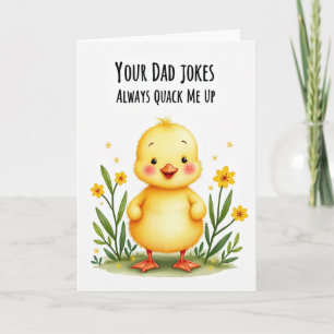 Cheerful Fledgling Fathers Day Card