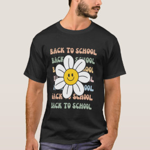 Cheerful Floral Design Back to School T-Shirt