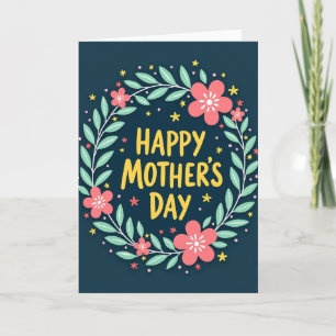 Cheerful Floral Message Card