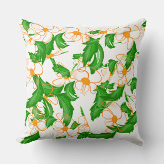 Cheerful Floral Pattern Pillow