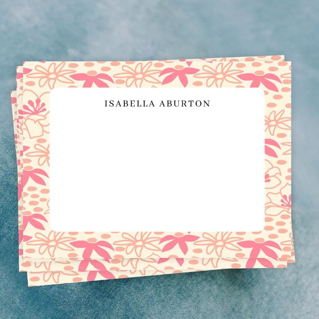 Cheerful Floral Personal Card (Creator Uploaded)