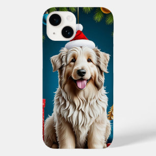 🐶 Cheerful Fluffy-Coated Dog Joy ✨ Adorable Pet  Case-Mate iPhone 14 Case