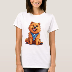 Cheerful, fluffy dog T-Shirt