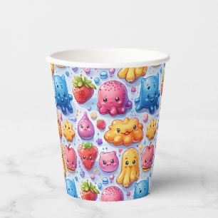 Cheerful funny cute sweets  Paper Cups
