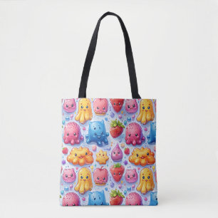  Cheerful funny cute sweets  Tote Bag