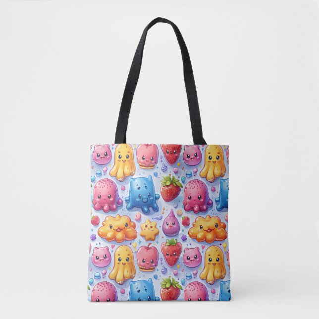  Cheerful funny cute sweets  Tote Bag (Front)