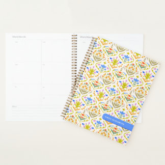 Cheerful Garden Botanical Personalised Planner