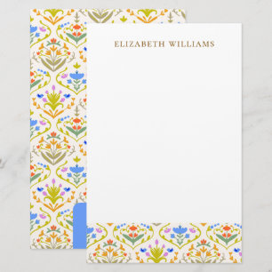 Cheerful Garden Botanical Personalised Stationery