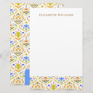 Cheerful Garden Botanical Personalised Stationery