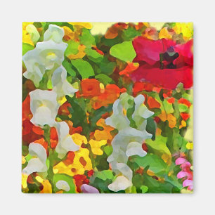 Cheerful Garden Colours Magnet