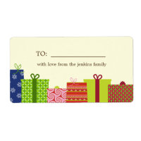 Cheerful Gifts Holiday Gift Labels