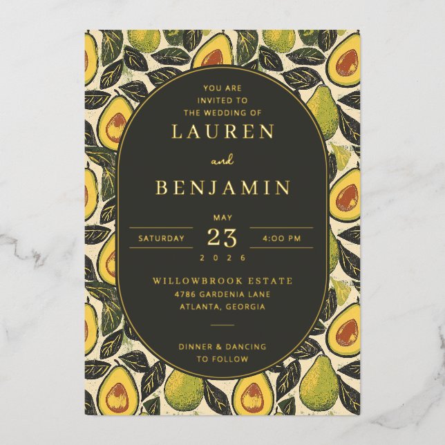 Cheerful Green Avocado (Front)