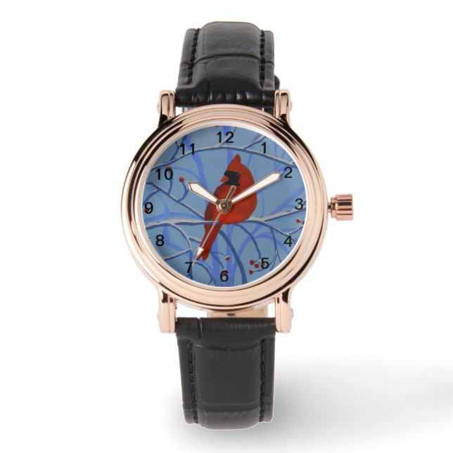 Cheerful heart Cardinal Watch (Front)