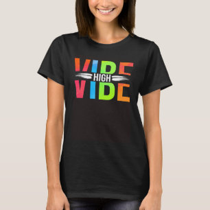 Cheerful Higher Vibings Artwork T-Shirt
