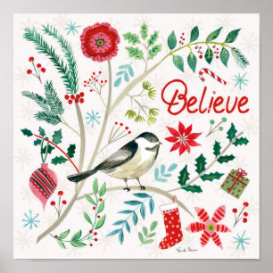 Cheerful Holiday - Believe Poster