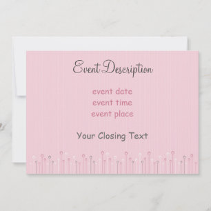 Cheerful Kitty Invitation Card
