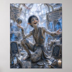 Cheerful Laughter / Circus Acrobat / Restaurant Poster