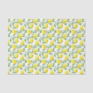 Cheerful Lemon Pattern Tissue Paper
