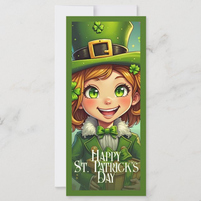 Cheerful Leprechaun - St. Patrick's Day Lucky Char (Front)
