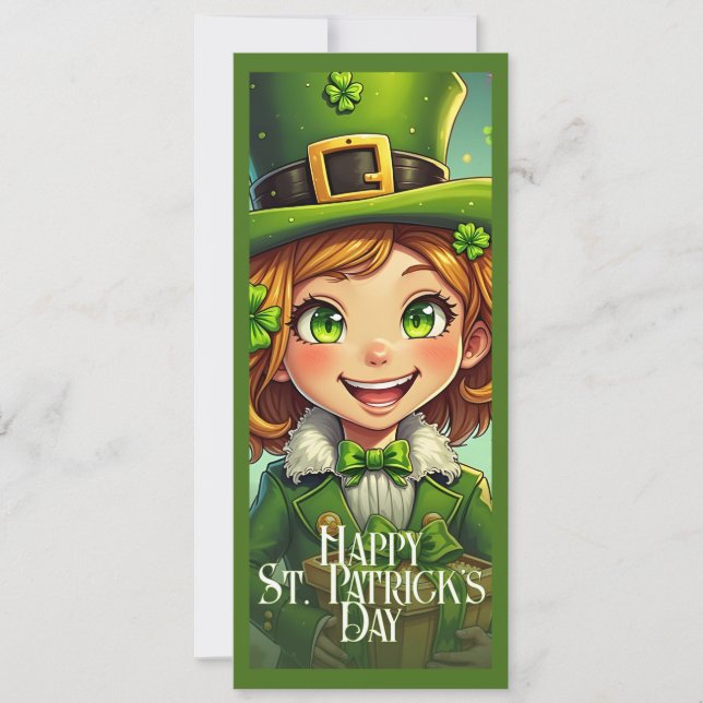 Cheerful Leprechaun - St. Patrick's Day Lucky Char (Front)