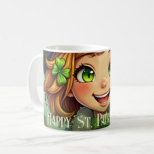 Cheerful Leprechaun - St. Patrick's Day Lucky Char Coffee Mug