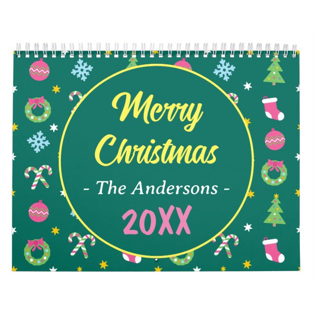 Cheerful merry Christmas Calendar (Cover)