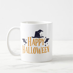 Cheerful Minimalist Charming Halloween Pumpkin Coffee Mug