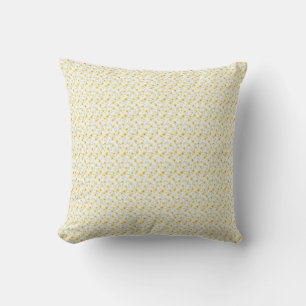Cheerful Morning Daisy Sunny Watercolor Floral Cushion