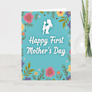 Cheerful Mothers Day Floral Card