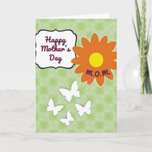 Cheerful Mum Butterfly Card