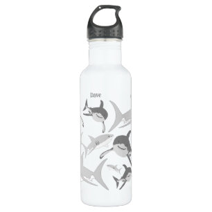 Cheerful Ocean Sharks Art 710 Ml Water Bottle
