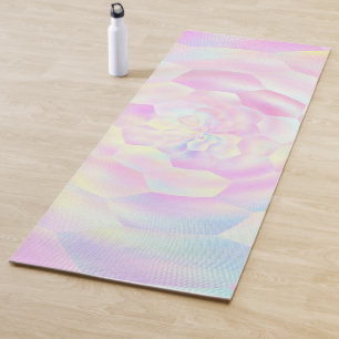 Cheerful Pastel Honeycomb Beehive Yoga Mat