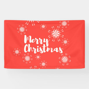 Cheerful, playful design of Merry Christmas Banner
