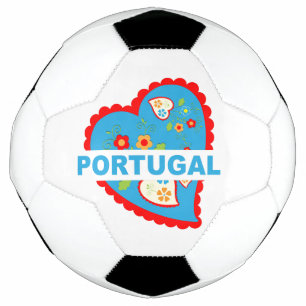 Cheerful Portuguese heart Football