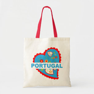 Cheerful Portuguese heart Tote Bag