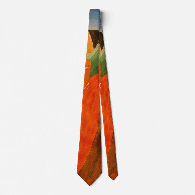 Cheerful Pumpkin Neck Tie (Front)