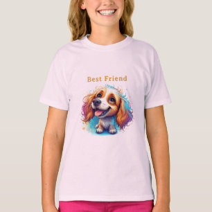 Cheerful Puppy With Expressive Eyes T-Shirt