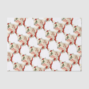 Cheerful Retro Santa Claus Tissue Paper
