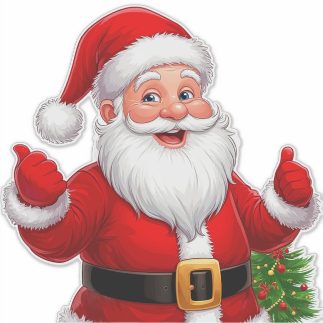 Cheerful Santa Claus (Front)