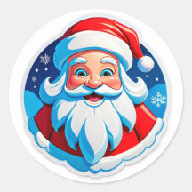 Cheerful Santa Claus Christmas Holiday Decor