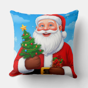 Cheerful Santa Claus Cushion
