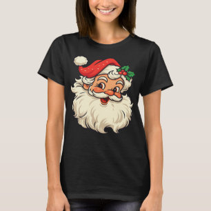 Cheerful Santa Claus with a Jolly Smile T-Shirt