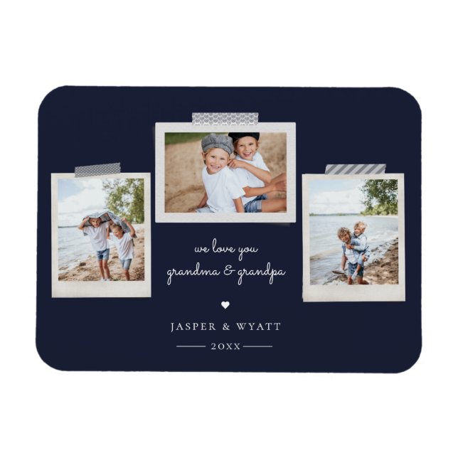 Cheerful Sentiments Snapshot Photo Magnet (Horizontal)