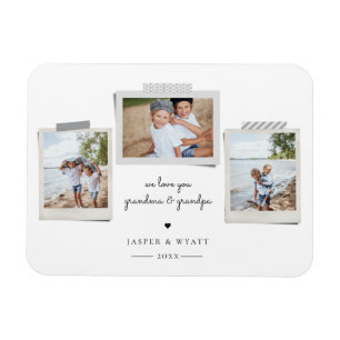 Cheerful Sentiments Snapshot Photo Magnet