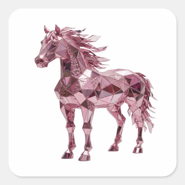Cheerful Silver Abstract Gift Sticker (Front)