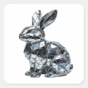 Cheerful Silver Craft Sticker