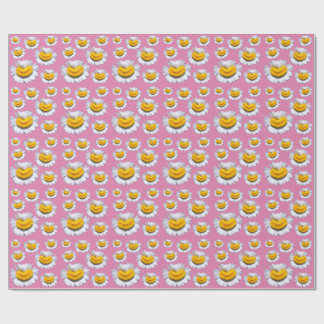 Cheerful Smiles From Chamomiles Wrapping Paper