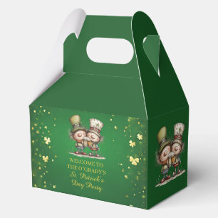 Cheerful St. Patrick’s Day Party Illustration Favour Box