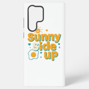 Cheerful "Sunny Side Up" with Egg and Sun Samsung Galaxy Case